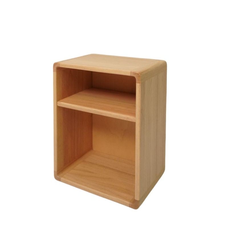ตู้ข้างเตียงไม้ยางพารา MAAI DESIGN รุ่น AKERU SIDE TABLE สีบีช